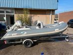 Belua RIB 390 – incl. trailer, bimini & afdekzeil, Watersport en Boten, Gebruikt, Benzine, Minder dan 70 pk, Overige materialen