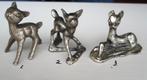 Zilvertinnen hertjes. 3 voor 10 euro., Verzamelen, Beelden en Beeldjes, Ophalen of Verzenden, Zo goed als nieuw, Dier