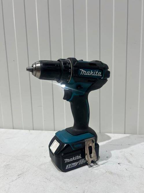 Makita DDF482 18V Boormachine + 3.0Ah accu, Doe-het-zelf en Verbouw, Gereedschap | Boormachines, Zo goed als nieuw, Boormachine