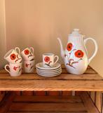 Avon koffieservies espresso klaproos vintage retro, Verzenden