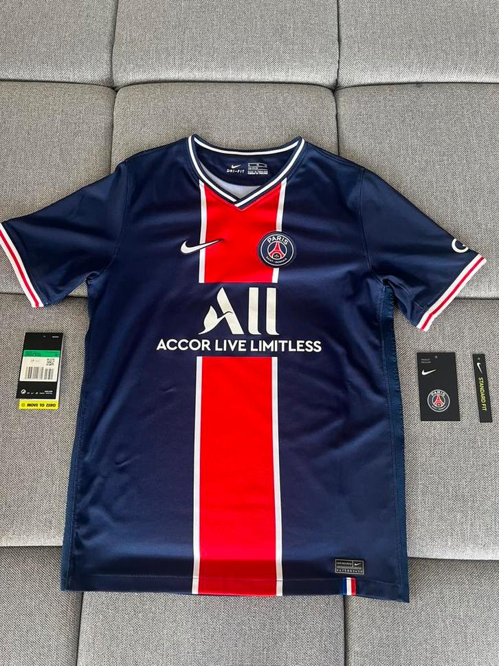 Nieuw Origineel Nike PSG Shirt 2020/2021 Maat YXL/S, Sport en Fitness, Voetbal, Nieuw, Shirt, Maat S, Ophalen of Verzenden