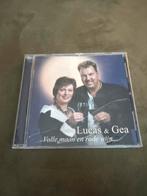 Lucas & Gea - Volle Maan en Rode Wijn CD, Ophalen of Verzenden, Zo goed als nieuw, Levenslied of Smartlap