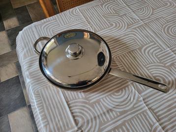 Grote Hapjespan / Sauteerpan Sola RVS beschikbaar voor biedingen