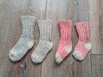 Wollen Sokken  maat 16, 17 wit rood en grijs wit, Gebruikt, Jongetje of Meisje, Ophalen of Verzenden, Onbekend