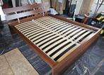 Ikea bed HOPEN 160x200, Huis en Inrichting, Ophalen, Gebruikt, Bruin, Twijfelaar