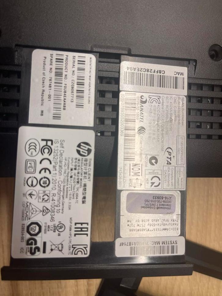 HP T620 Thin Client - Compact en Efficiënt, Computers en Software, Desktop Pc's, Gebruikt, Minder dan 2 Ghz, SSD, Minder dan 4 GB