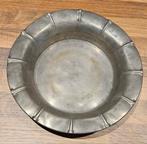 Antieke Tinnen Schaal - Gemerkt, Ophalen