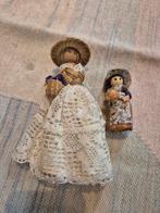 Vintage Handgemaakte Poppetjes Set, Ophalen of Verzenden