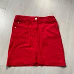 korte rode mini rok mt 140 merkloos, Verzenden, Gebruikt, Meisje, Jurk of Rok