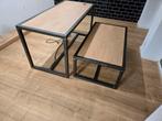 Bureau en salontafel, Ophalen, Zo goed als nieuw, 75 cm of meer, Rechthoekig