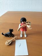 Playmobil Figuur met Hond en Instrument, Ophalen, Gebruikt, Los playmobil