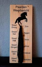Steigerhouten weerbericht paard, Ophalen of Verzenden, Nieuw