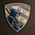 KLU 306 Squadron Ramstein Flag Patch, Verzamelen, Ophalen of Verzenden, Luchtmacht, Nederland, Embleem of Badge