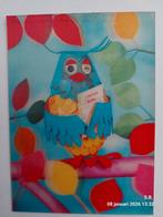 Meneer de Uil - 3D - Ansichtkaart - Fabeltjeskrant, Verzenden, 1960 tot 1980, Ongelopen, Sterren en Beroemdheden