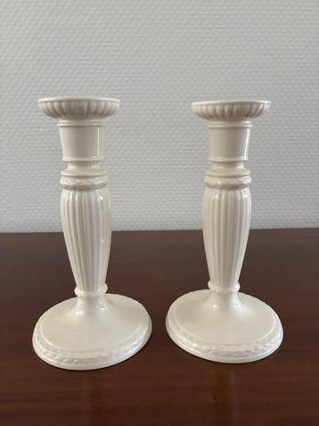 Wedgwood Edme kandelaar hoog model, set van 2. beschikbaar voor biedingen
