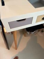 Kaptafel met spiegel en opbergruimte, Ophalen of Verzenden, Zo goed als nieuw, Hout, 100 tot 150 cm