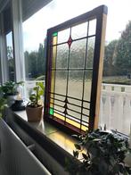 Glas in lood raam decoratie., Doe-het-zelf en Verbouw, Glas en Ramen, Minder dan 80 cm, Ophalen of Verzenden, Zo goed als nieuw