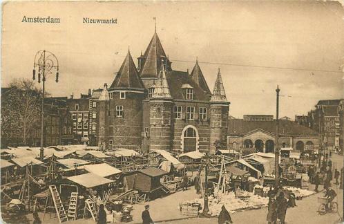 (378-295-051) Amsterdam Nieuwmarkt, Verzamelen, Ansichtkaarten | Nederland, Noord-Holland, Verzenden
