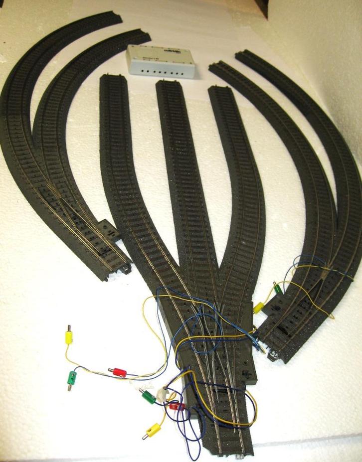 Marklin DIGITALE Wissels 24630/71/2 24130/172/224 K83 74490, Hobby en Vrije tijd, Modeltreinen | H0, Gebruikt, Rails, Wisselstroom