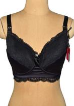 Nieuwe Hot Milk voedings BH, kant, Mt. 70 F, Kleding | Dames, Positiekleding, Verzenden, Zwart, Zo goed als nieuw, Lingerie of Zwemkleding