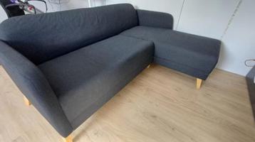 IKEA LINANÄS 3-zits hoekbank, donkerblauw