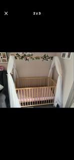 Mooi ledikant met hemel 60x120, Ophalen of Verzenden, Zo goed als nieuw, Ledikant