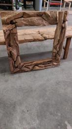 Prachtige teak houten lijst,  80 x 80 cm, Huis en Inrichting, Ophalen, Vierkant, 75 tot 100 cm, Minder dan 100 cm