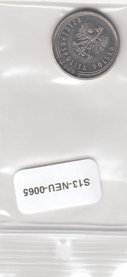 S13-NEU-0065 Poland 50 Groszy XF 2019 Y973   non magn, Postzegels en Munten, Munten | Europa | Niet-Euromunten, Losse munt, Polen