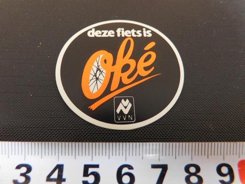 sticker VVN deze fiets is Oké, Verzamelen, Stickers, Zo goed als nieuw, Bedrijf of Vereniging, Ophalen
