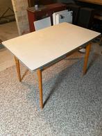 Vintage formica tafel eettafel uitschuifbaar, Huis en Inrichting, Tafels | Eettafels, Ophalen, Gebruikt, Rechthoekig, 50 tot 100 cm
