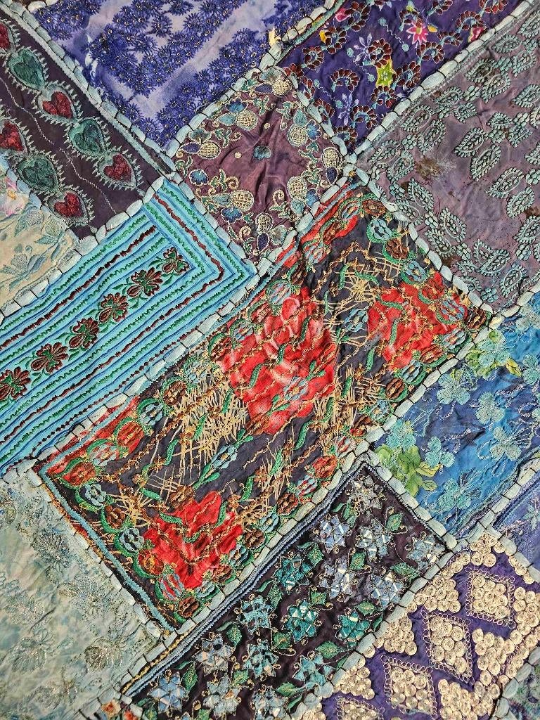 Kleed Patchwork 240/195cm, Gebruikt, Etten-Leur, 150 tot 200 cm, Ophalen of Verzenden