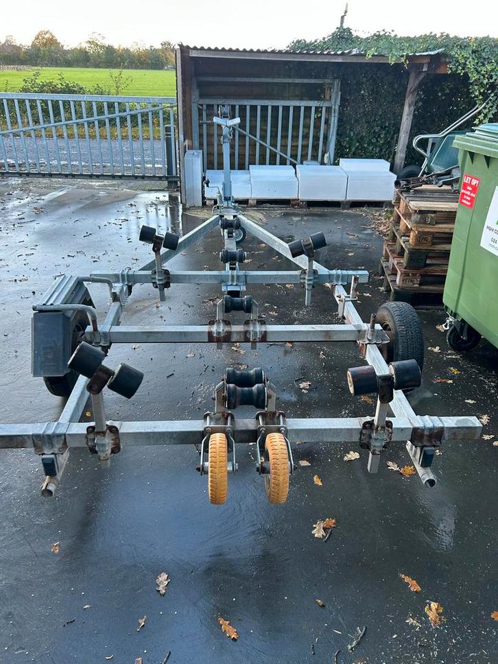 Boottrailer met rollen - Geschikt voor diverse boten, Watersport en Boten, Boottrailers, Gebruikt, Overige typen, Minder dan 1500 kg