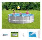 Intex zwembad incl. vloertegels, onderhoudsprodukten., Tuin en Terras, 80 tot 120 cm, Rond, Ophalen of Verzenden, Zo goed als nieuw