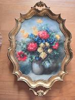 Vintage Retro Dienblad met Bloemen, Ophalen of Verzenden