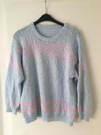 mooie zgan handgebreide trui, Kleding | Dames, Truien en Vesten, Verzenden, Zo goed als nieuw, Maat 38/40 (M), Blauw