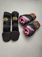 Joya kickbox set: handschoenen en scheenbeschermers, Ophalen, Gebruikt, Overige