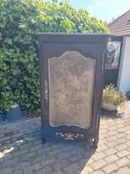 Antiek eiken, 1 deurs biedermeier vintage kast., Antiek en Kunst, Ophalen