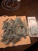 Gordijnhaken/ inschuifhaken metaal 106 stuks, Huis en Inrichting, Stoffering | Gordijnen en Lamellen, Ophalen of Verzenden, Zo goed als nieuw