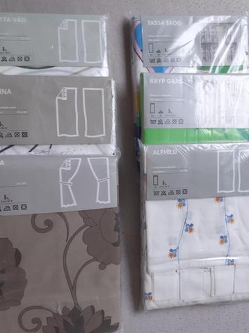 Nieuwe OVERGORDIJNEN inhoud 2 stuks ikea afm. 145 X 300 cm beschikbaar voor biedingen