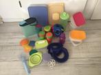 Tupperware nieuw en gebruikt en 4 nieuwe borden en doosjes, Ophalen of Verzenden, Zo goed als nieuw, Groen, Overige typen