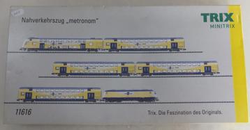 Minitrix 11616 Metronom 6-delige treinset dcc digitaal Lenz  beschikbaar voor biedingen