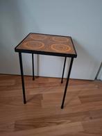 Vintage bijzettafeltje/ plantentafeltje met tegeltjes, Ophalen