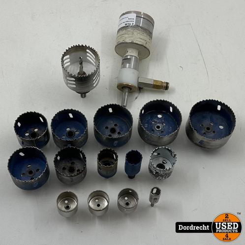 Gatenzagen Set / Boren Set | 16-delig, Doe-het-zelf en Verbouw, Gereedschap | Boormachines, Zo goed als nieuw, 600 watt of meer
