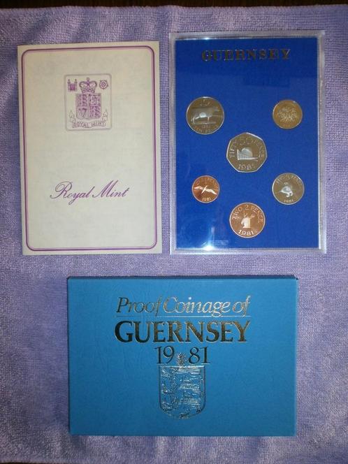 Guernsey Proofset 1981, Postzegels en Munten, Munten | Europa | Niet-Euromunten, Ophalen of Verzenden