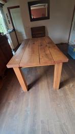 Massief eiken tafel, Huis en Inrichting, Tafels | Eettafels, Ophalen, Gebruikt, 50 tot 100 cm, Vijf personen of meer