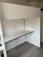 Hoogslaper met bureau - ruimtebesparend!, Huis en Inrichting, Eenpersoons, 160 tot 180 cm, Ophalen of Verzenden, Zo goed als nieuw