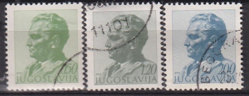 Joegoslavie 1972 President Tito, Postzegels en Munten, Verzenden, Gestempeld, Overige thema's