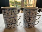 Saks Blau Eisenberg 6 soepkommen met een oor, Antiek en Kunst, Antiek | Servies los, Ophalen of Verzenden