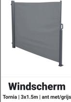 Nieuw! Windscherm oprolbaar uittrekbaar 3x1.5m, Nieuw, 200 cm of meer, 150 tot 200 cm, Ophalen of Verzenden