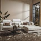 *OPRUIMING* Bank Loungebank Brighton 281x196 cm Kleur Ivory, Ophalen of Verzenden, Nieuw, Stof, Bank Loungebank Brighton 3 zits kleur Ivory gratis bezorgd